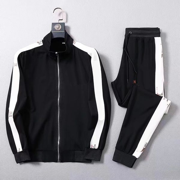 

mens tracksuits sweatsuits designer 2 piece sets hoodies solid color femme suit long sleeves jacket outwear stylist brand sports and leisure, Gray