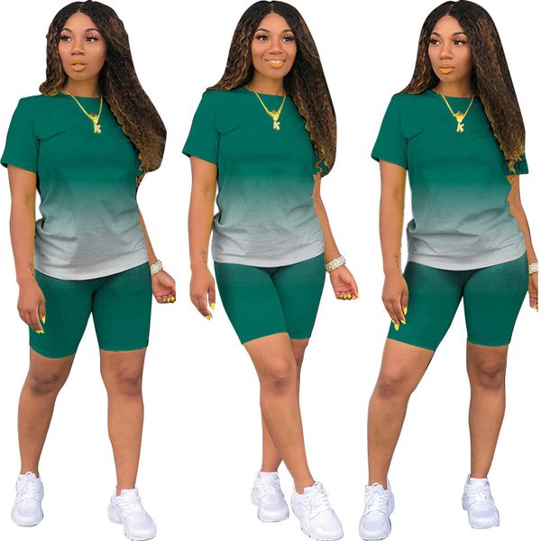 

tracksuits casual solid outfits women's two piece suit home loose sports tracksuits fashion bicycle summer 2022, Gray