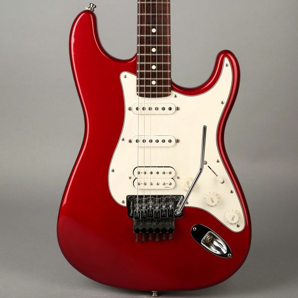 

american floyd rose classic st 1999 - candy apple red electric guitar