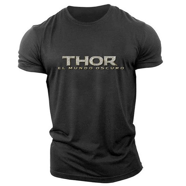 

men clothes summer mens fitness short sleeve t shirt sport outdoor cartoon hero oversized custom fitted hip hop 220624, White;black