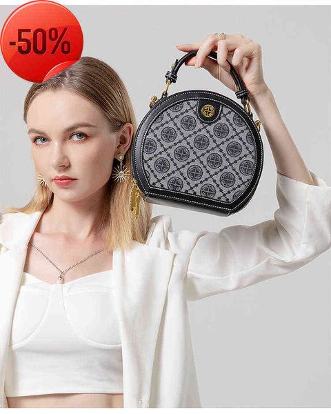 

the factory directly tb 2021 new winter fashion large capacity small round bag