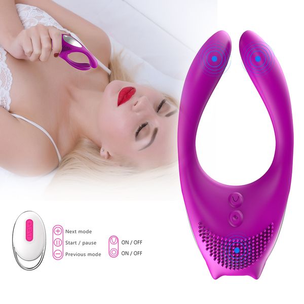 Giocattoli sexy per donna Vibratore triplo shock Tre motori Stimolatore clitorideo punto G Masturbatore femminile Massaggiatore per uomo Adulto e