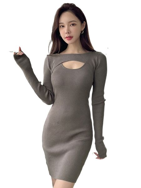 

dazy rib-knit shrug sweater & sweater dress l0im#, White;black