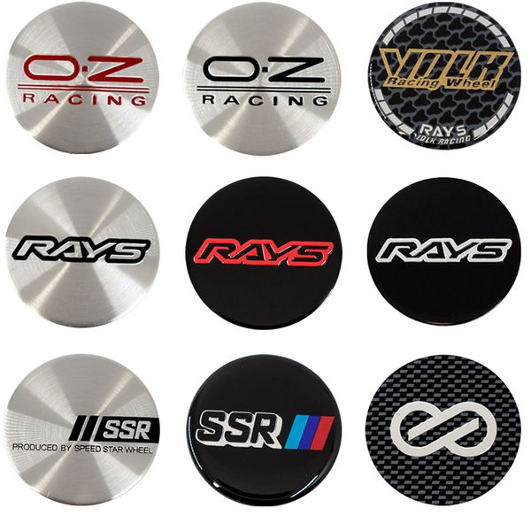 

4pcs/lot 50mm oz racing volk rays enkei ssr car wheel center hub cap sticker