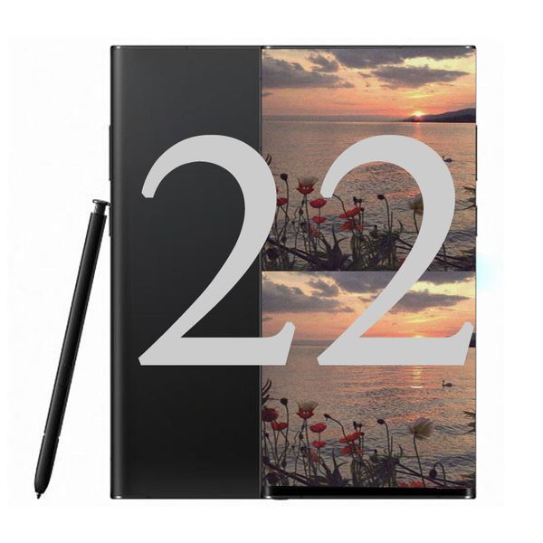 

cell phones 22u 22 ultra android quadcore 1/2gbram 8/16gbrom 6.9" 8mp bluetooth wifi camera 3g wcdma sealed box fake 5g 512/1tb mobilep