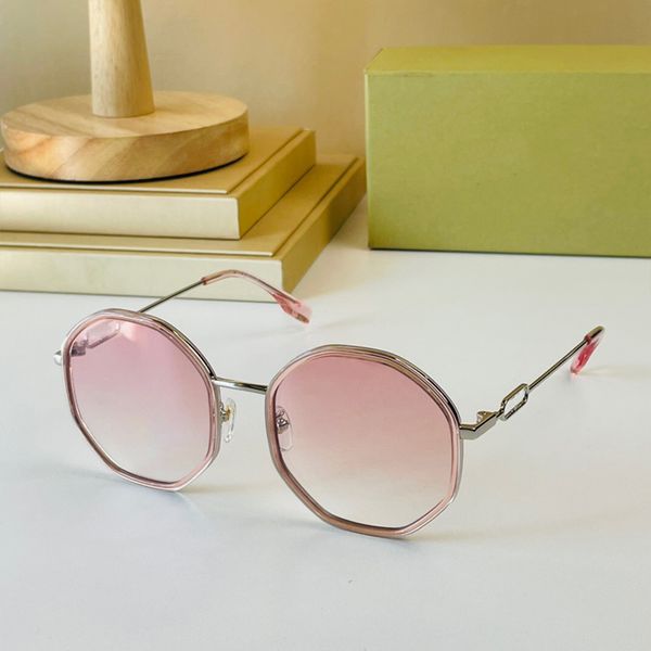 Luxus-Designer-Sonnenbrille mit runden Metallschliffgläsern 3217 Schutz Metall Vollrahmen Gold Herren- und Damen-Sonnenbrillen Schild Retro-Design Mädchen Dating coole Brillen