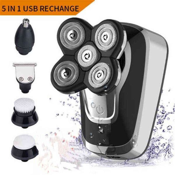 

washable electric bald head shaver skull shaving machine for man bareheaded shaven razor clipper trimmer all in one groomer kit 0314