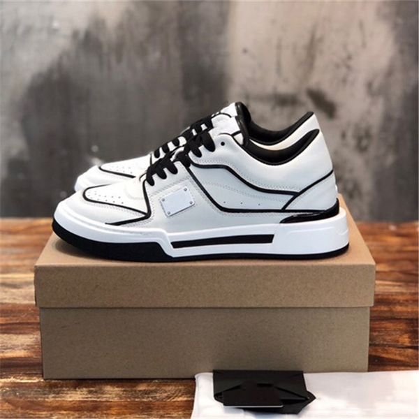 

high-end version handsome fashion casual shoes men classic splicing collision color low-shoes, Black