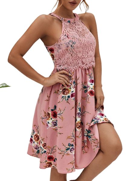 

eyelash lace trim a-line dress z1di#, Black;gray