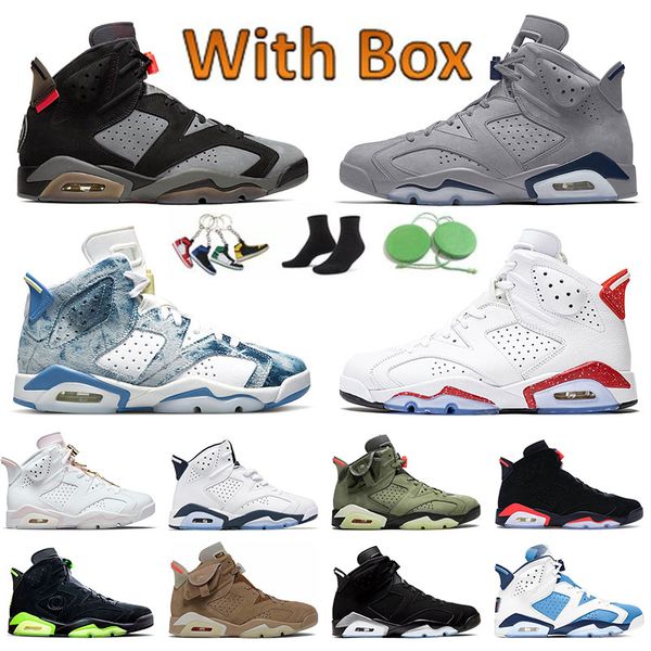 

professional 6 basketball shoes men jumpman washed denim georgetown sneakers outdoor british khaki bordeaux red oreo unc midnight navy sport