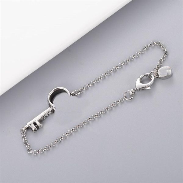 

new fashion couple bracelet creative retro keychain bracelet silver plated material bracelet jewelry supply2903, Golden;silver