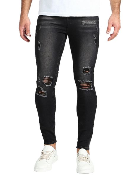 

men ripped skinny jeans 512v#, Blue