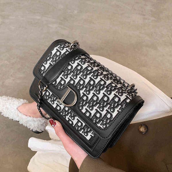 

55% off factory online sale bag women's 2022 new fashion autumn winter net red foreign style printing versatile one shoulder messenger