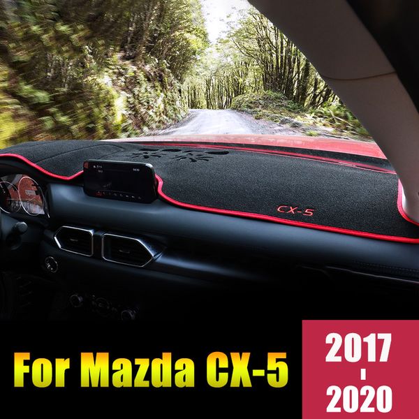 

for mazda cx-5 cx5 ke kf 2012-2017 2018 2019 2020 car dashboard cover mats avoid light pads anti-uv case carpets accessories