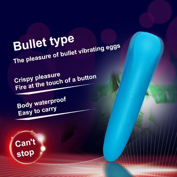 Взрослые сексуальные игрушки супер сильные вибрации G Spot Clitoris Bullet Vibrator