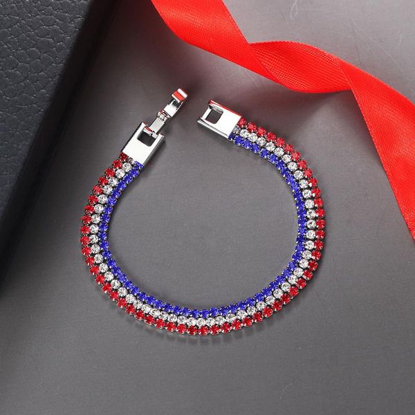 

link, chain zhouyang tennis bracelet for women luxury shiny zircon jewellry white gold color accessories friends gift wholesale jewelry h029, Black