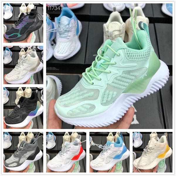 

kid sneakers alpha human race r1 xr1 sports shoes for big kids races youth pharrell williams chaussures pour enfants humanrace child trainer, Black
