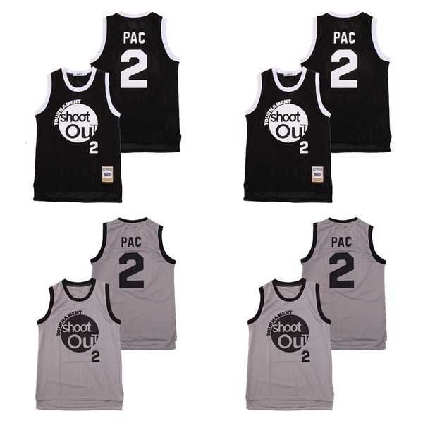 Na85 Top Quality 1 Moive Tournament Shoot Out 2 PAC Jerseys College Basketball Sopra il costume Double Rim