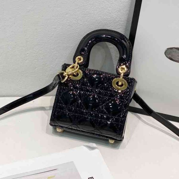 

factory direct sale bag women's 2022 new princess of wales fashionable elegant square small versatile lingge hand-held single shoulder