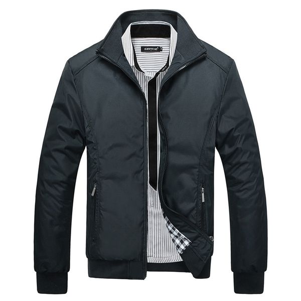 

quality high men's jackets men casual jacket coats spring regular slim jacket coat for male wholesale plus size m7xl 8xl 220816, Black;brown