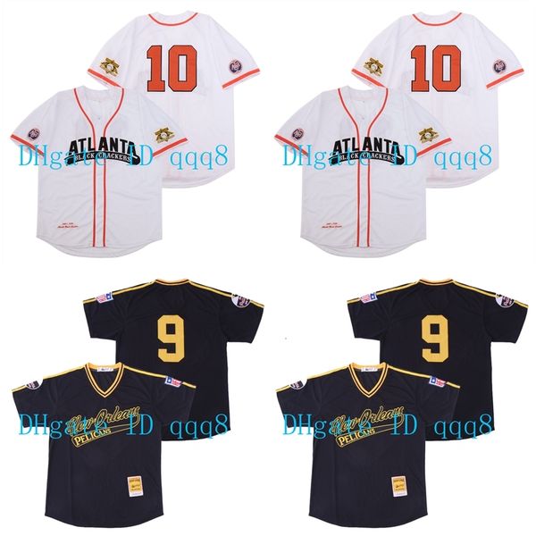 VENDA DE APECIAMENTAÇÃO NA85 ATLANTA BLACK BLACKERS NOGRO LAGET Button-Down Sale New Orleans 9 Joint Edition Baseball Jerseys