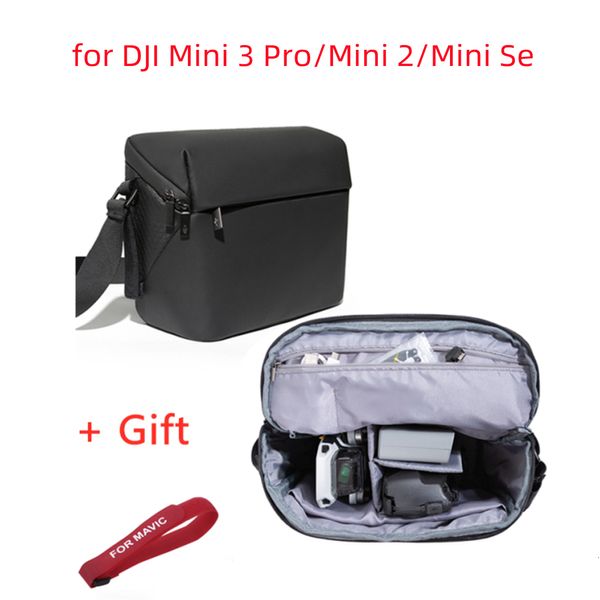 Dispositivos VRAR para DJI Mini 2 ombro de bolsa de ombro Caixa de viagem de grande capacidade Caixa de viagem 3 3 Acessório de mochila Pro Carrying 230206