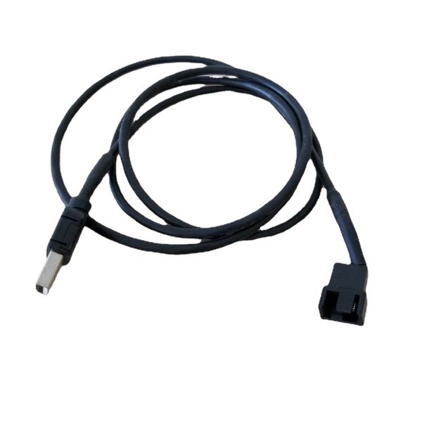 USB auf Micro 4Pin / 3Pin Lüfter-Stromkabel 22AWG reines Kupfer 100 cm