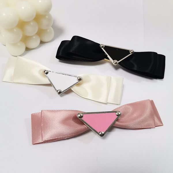 

bowknot designers hair clips black white pink clip makeup hairtools women girls barrettes hair accessories p081, Golden;silver