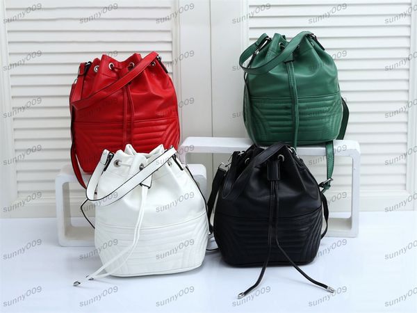 

bucket bag trend luxury single shoulder bag high sense street women's bags classic drawstring opening and closing totes