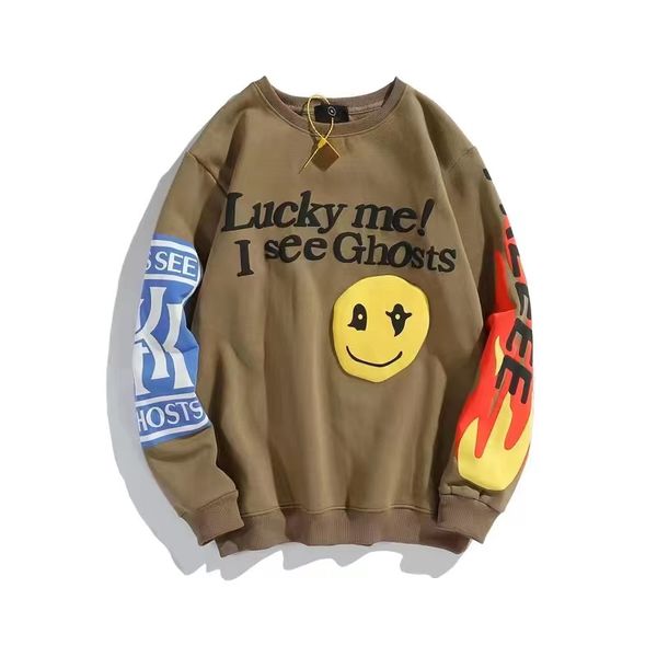 

22ss cotton men hoodie cpfm ye must be born again letter printed high street hip hop hoodies 6 color hooded sweatshirt hoodie, Black
