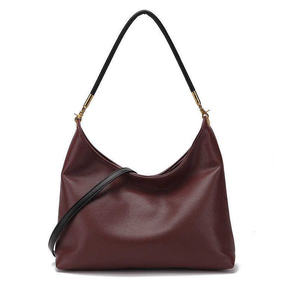 

evening bags soft leather bag women s 2022 new fashion shopping hand shoulder large capacity portable crossbody mother tote y0506
