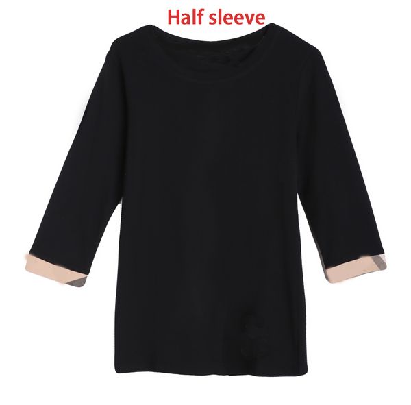 Дизайнерские новые женские футболки топы Slim Cotton 100% Women с половиной рукавов для женщин Тонкие рубашки