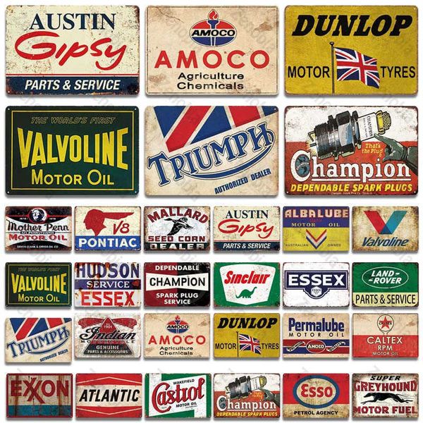 

metal sign plaque metal vintage garage metal plate retro garage decor bar pub man cave decor