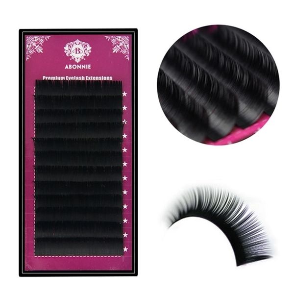 Abonnie CD Curl Classic Individual Eyelash Russian Volume Fluffy Premium Lashes Extension 220623