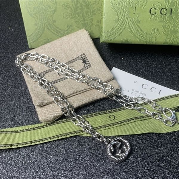 

86% off factory shopgujia double necklace twist 34, Silver