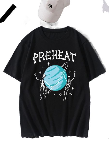 

romwe guys skeleton print tee k7vh#, White;black