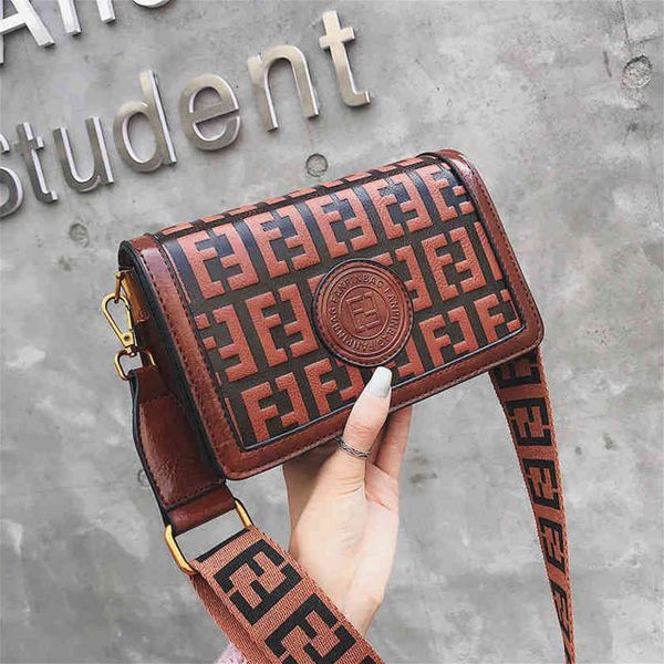 

20% off sitewide 2022 luxury bags series square women's texture one small versatile broadband messenger bag