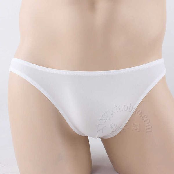

2022 adultshop yezimei transparent briefs men' low waist perspective ice u convex underwear, Red;black