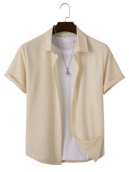 

men button front shirt without tee y2qb#, White;black