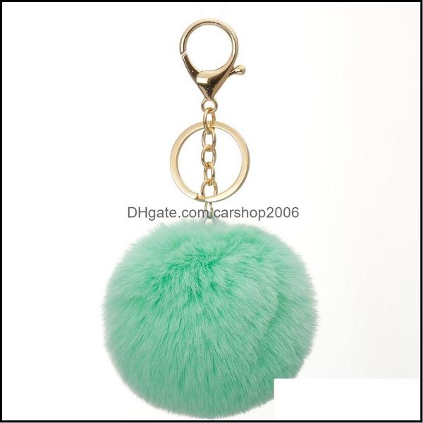 Anelli chiave imitazione rex coniglio peluche porta portachiavi da portachiavite per cartone animato Accessori per capelli per capelli per auto a carena 8x12,5 cm dhseller2010 dh9gz