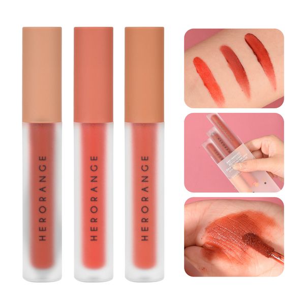 

tricolor lip glaze gift box set premium matte velvet lipstick b set 1 set