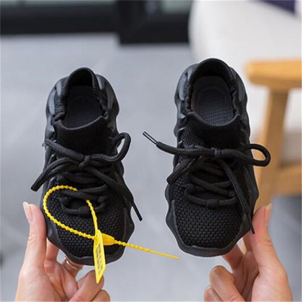 

kids athletic outdoor shoes toddlers baby soft comfort casual lace breathable sneakers designer bag children boys girls designer shoes, Black