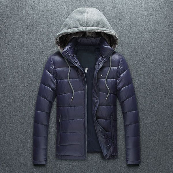 

men's down coats fashionable men's and women's casual jackets downs jacket mens outdoor warm men winter coat, Black