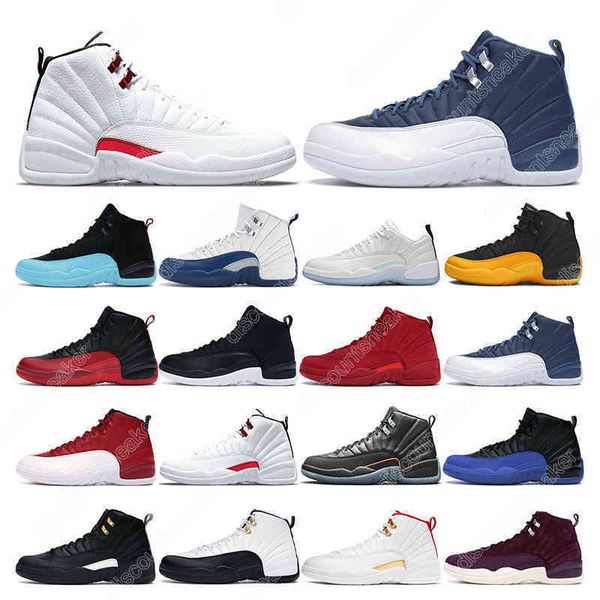 

12 jordon basketball shoes 12s men women utility flu game winter black gym red reverse taxi mens sport sneaker
