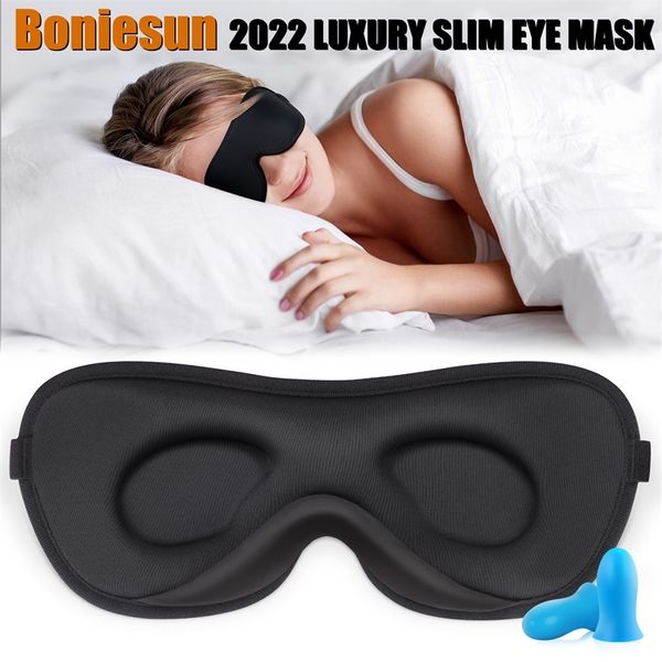 

boniesun luxury slim eye mask for sleeping blackout sleep mask for women men night sleeping mask for side sleepers 220726