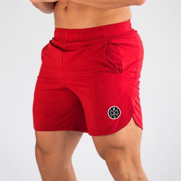 

muscleguys men's board shorts beach bermuda wear sea short men gym quick dry joggers sweatpants fitness 220406, White;black
