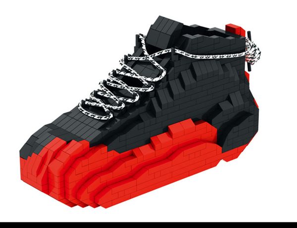 Модельная кирпичная обувь Balody Mini Building Blocks Комплекты обуви знаменитые бренд спортивные баскетбольные подарки