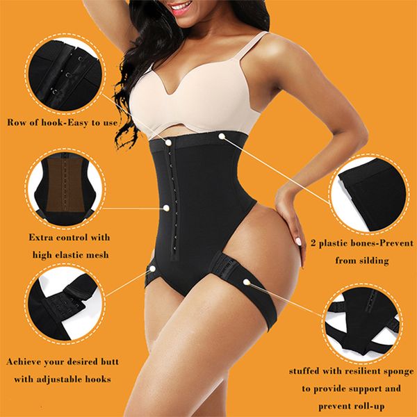 

female exceptional shapewear 2 in 1 high waist hip lifting pants for women casual shaper underwear women s cuff tummy trainer 220524
