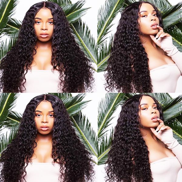 

28 30inch water wave bundle with closure wet wavy brazilian hair extensions black bundles