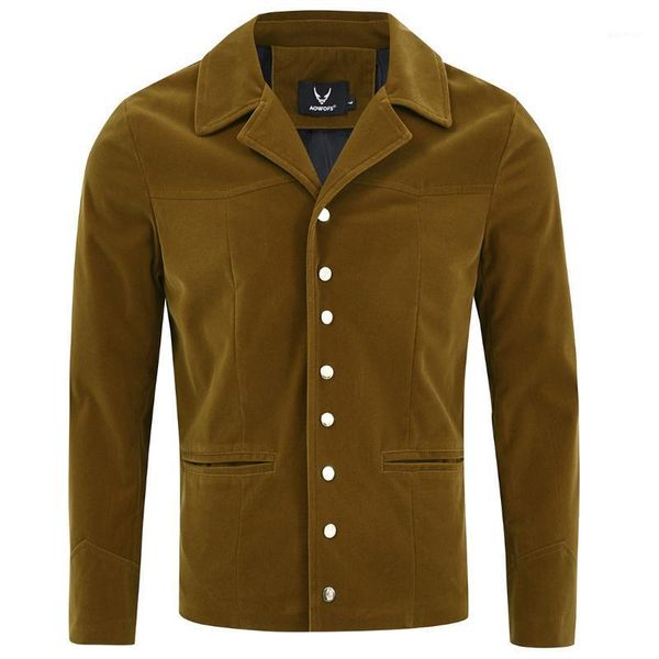 Jackets masculinos outono e inverno 2022 jaqueta de estilo britânico de tamanho sólido de cor sólida casaco